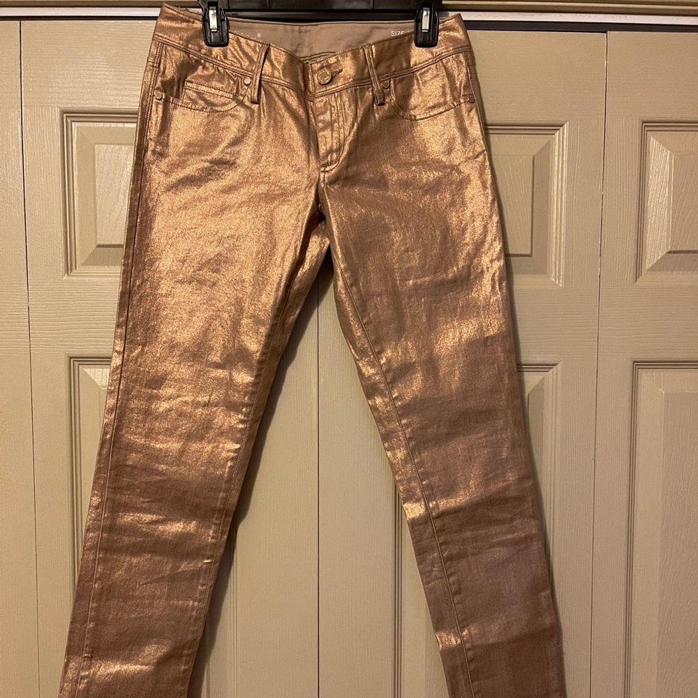 Lilly Pulitzer Gold Worth Skinny jeans